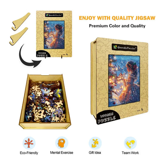 Winter Wonderland Wooden Jigsaw Puzzle
