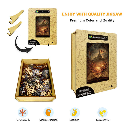 Fantasy Unleashed Wooden Jigsaw Puzzle