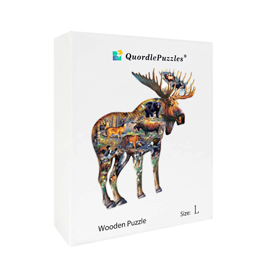 🔥LAST DAY 83% -Walk On The Wild Side Wooden Jigsaw Puzzle