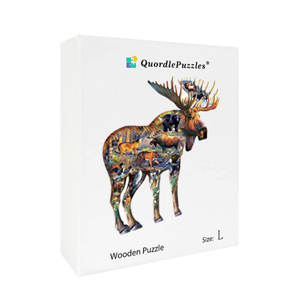 🔥LAST DAY 83% -Walk On The Wild Side Wooden Jigsaw Puzzle