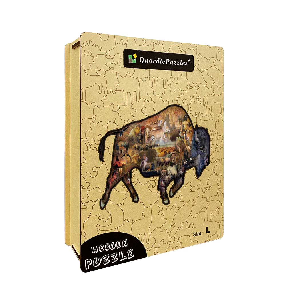 🔥LAST DAY 83% -Prairie Dweller Wooden Jigsaw Puzzle
