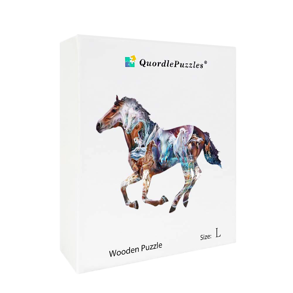 🔥LAST DAY 83% -The Mystery Of The Horse Wooden Jigsaw Puzzle