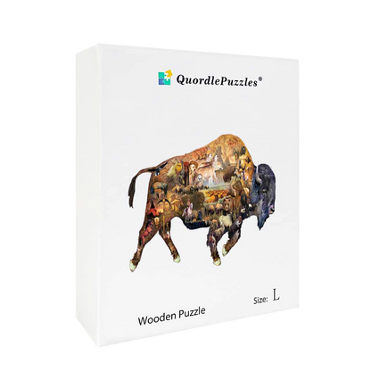 🔥LAST DAY 83% -Prairie Dweller Wooden Jigsaw Puzzle
