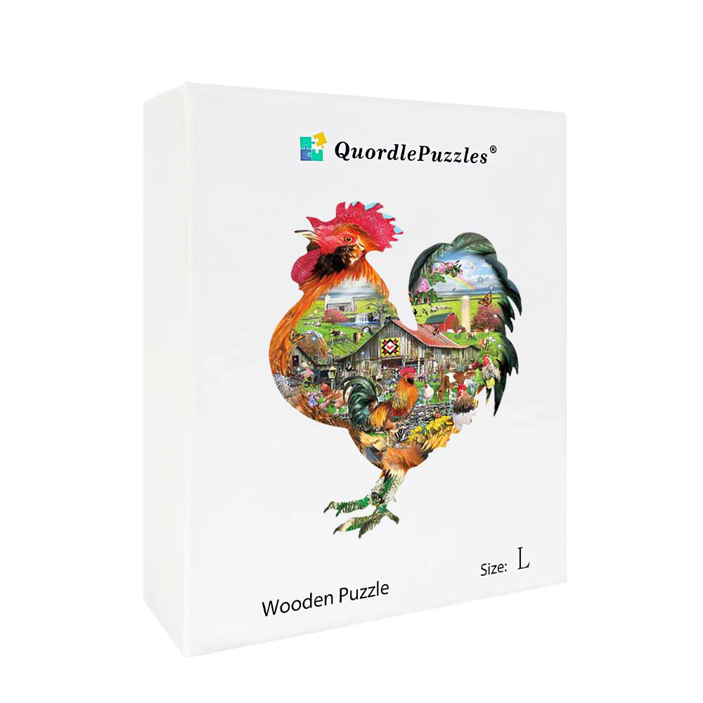 🔥LAST DAY 83% -Rule the roost Wooden Jigsaw Puzzle