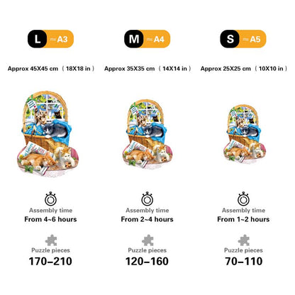 🔥LAST DAY 83% -Special Shaped Wooden Jigsaw Puzzle