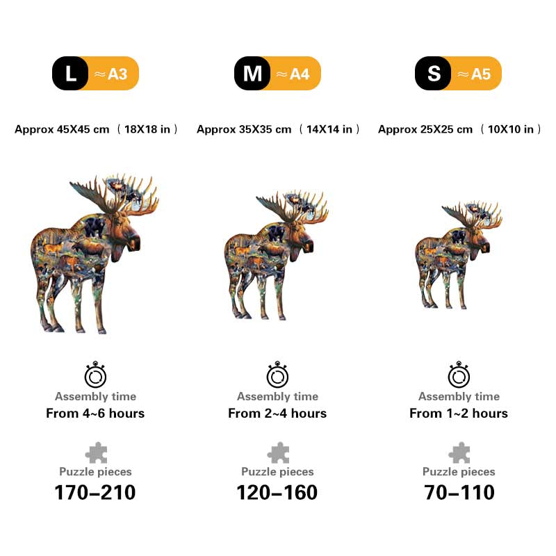 🔥LAST DAY 83% -Walk On The Wild Side Wooden Jigsaw Puzzle