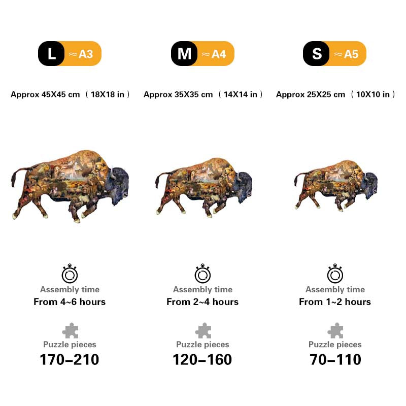 🔥LAST DAY 83% -Prairie Dweller Wooden Jigsaw Puzzle