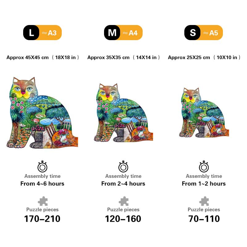 🔥LAST DAY 83% -Sakura Wooden Jigsaw Puzzle