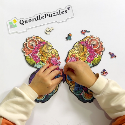 🔥LAST DAY 80% OFF-BUTTERFLY COLORFUL EDITION JIGSAW PUZZLE