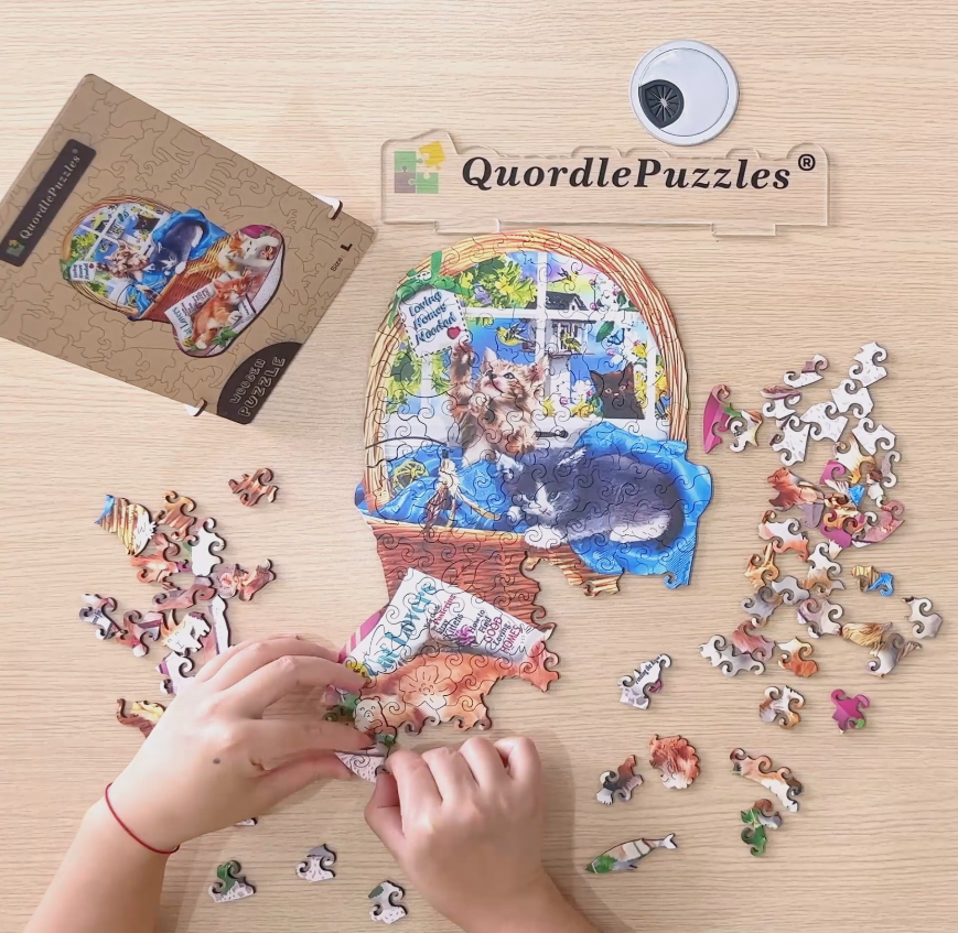 🔥LAST DAY 83% -Special Shaped Wooden Jigsaw Puzzle