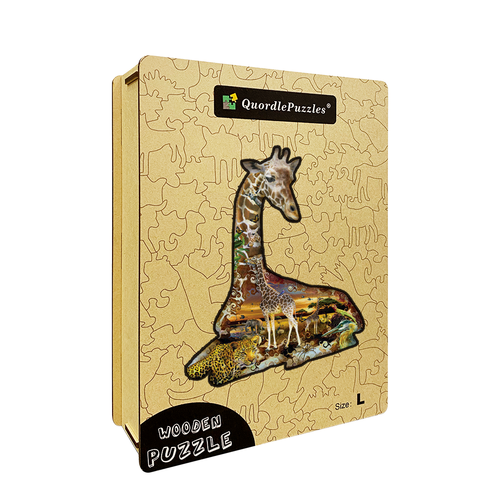 🔥LAST DAY 91% OFF-African Spots Wooden Jigsaw Puzzle