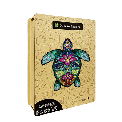 Turtle Sage Wooden Jigsaw Puzzle