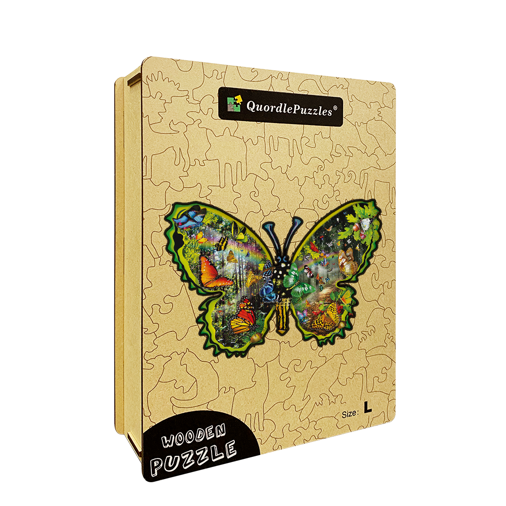 Butterfly Meadow Wooden Jigsaw Puzzle