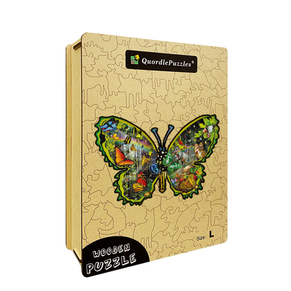 Butterfly Meadow Wooden Jigsaw Puzzle