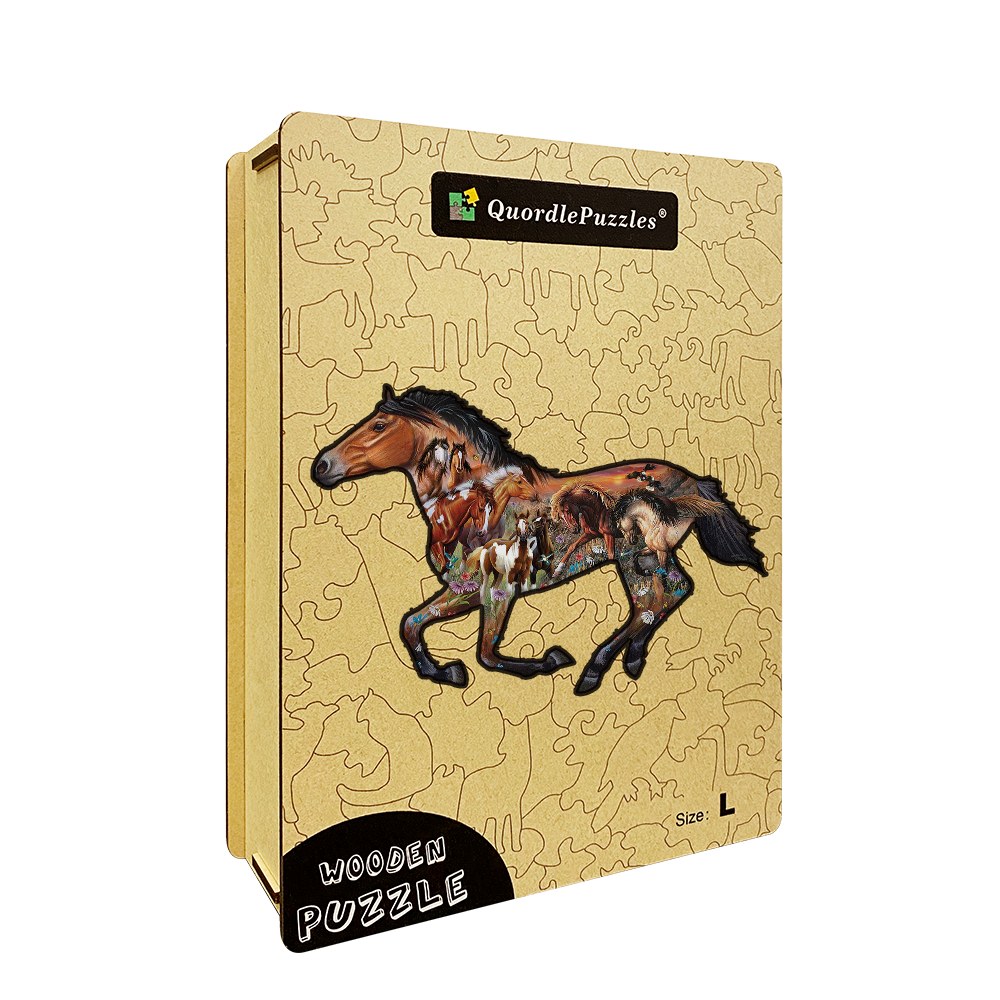 🔥LAST DAY 92% OFF-Pasture Sunset Wooden Jigsaw Puzzle