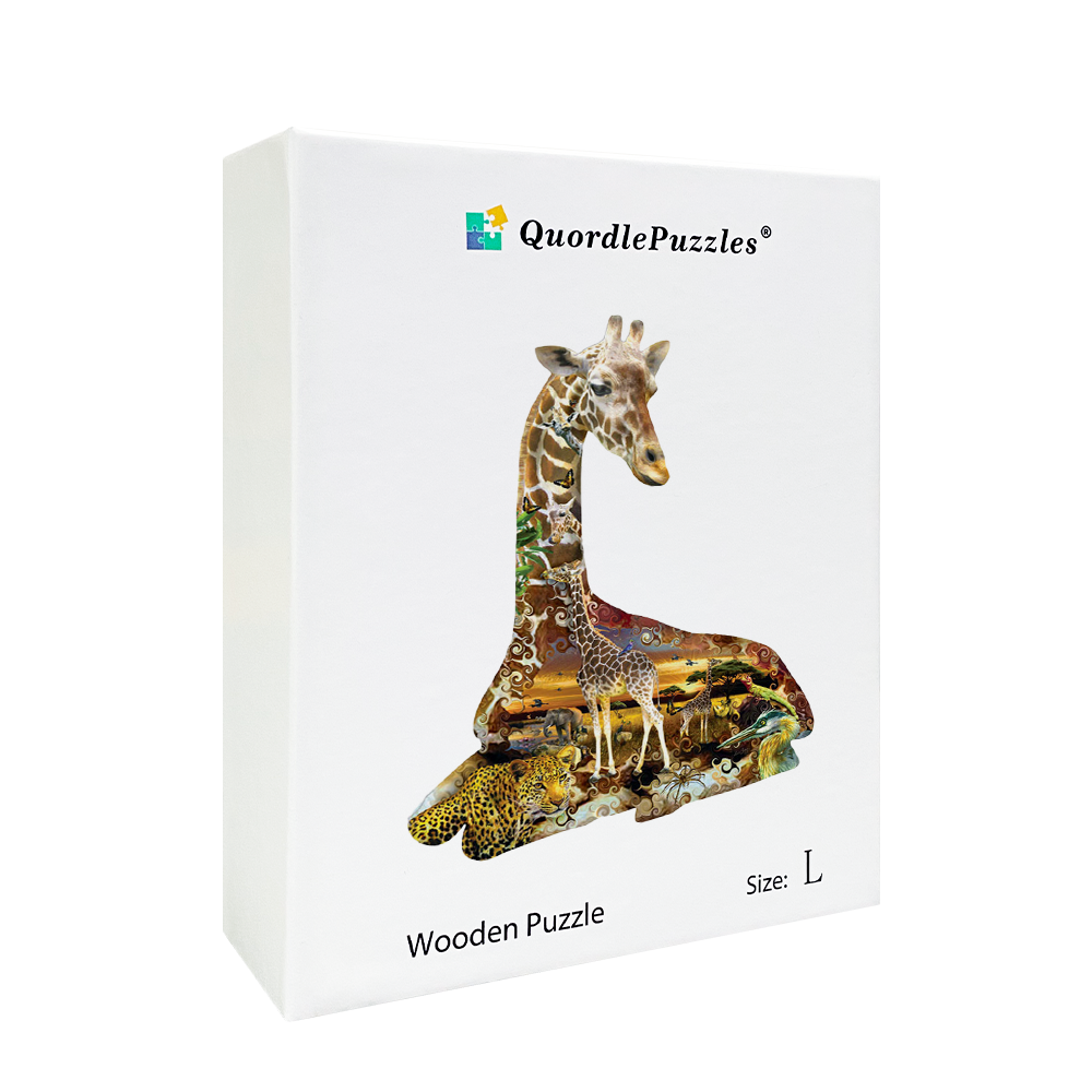 🔥LAST DAY 91% OFF-African Spots Wooden Jigsaw Puzzle