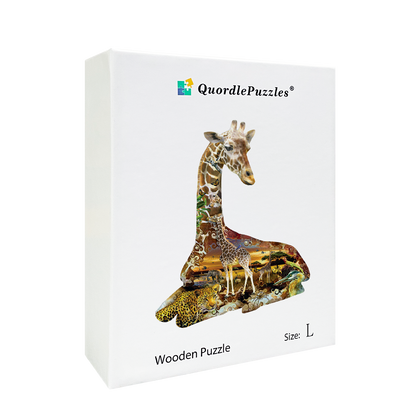 🔥LAST DAY 91% OFF-African Spots Wooden Jigsaw Puzzle