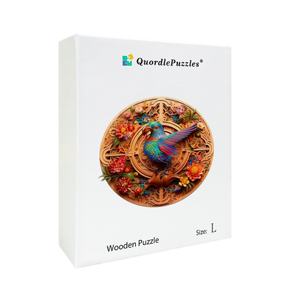 Bird and bloom 1 Wooden Jigsaw Puzzle