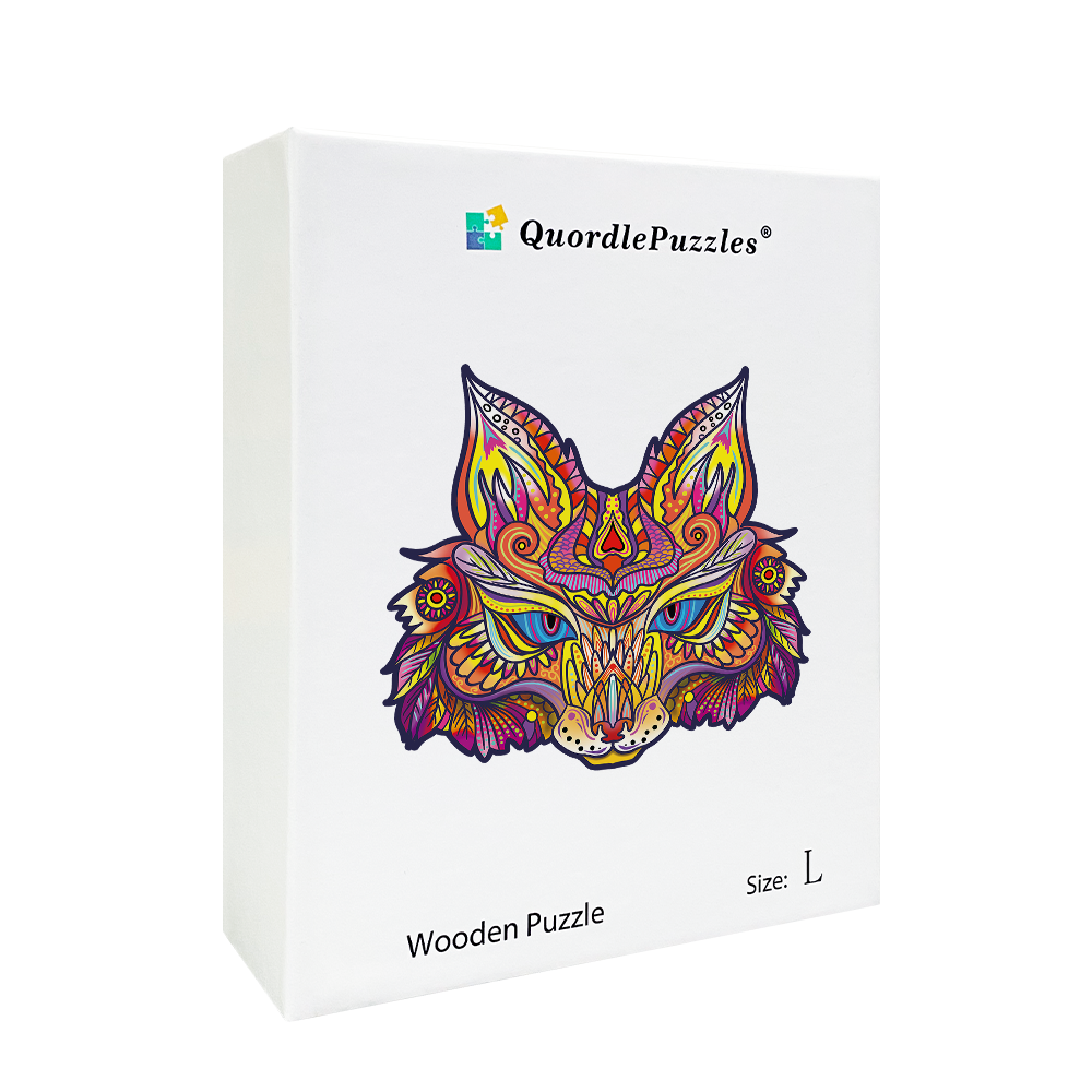 Fox Colourful Wooden Jigsaw Puzzle