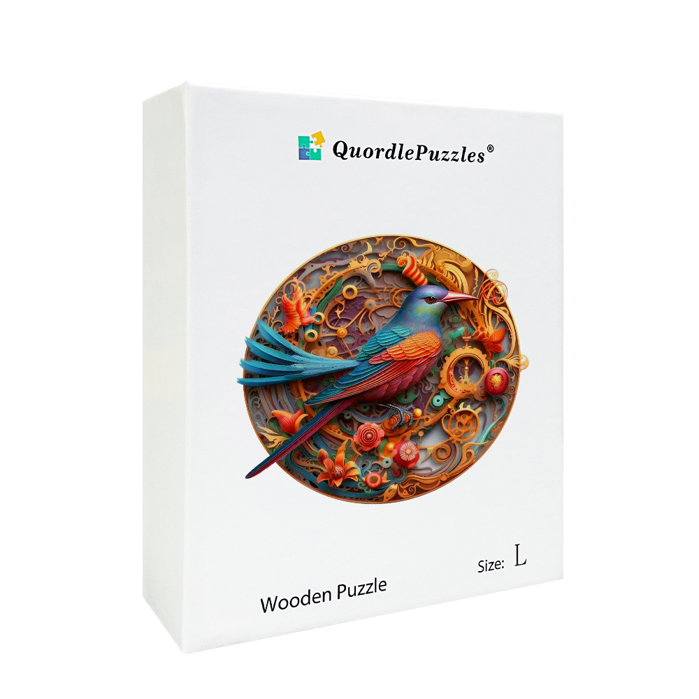 Bird and bloom 2 Wooden Jigsaw Puzzle