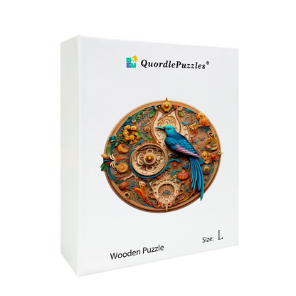 Bird and bloom 3 Wooden Jigsaw Puzzle