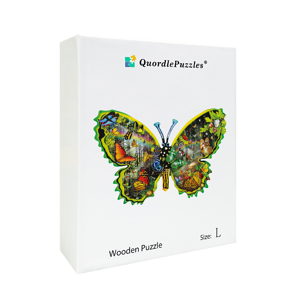 Butterfly Meadow Wooden Jigsaw Puzzle