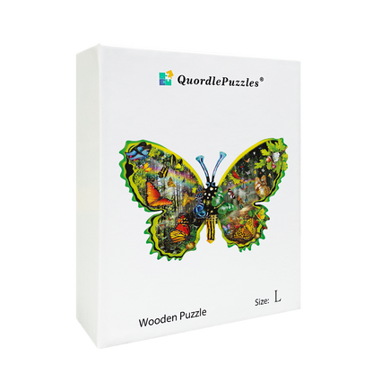 Butterfly Meadow Wooden Jigsaw Puzzle