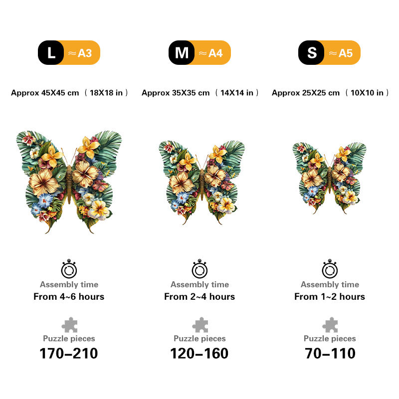 🔥LAST DAY 85% OFF -  Colorful Flower Butterfly