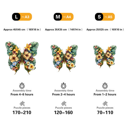 🔥LAST DAY 85% OFF -  Colorful Flower Butterfly