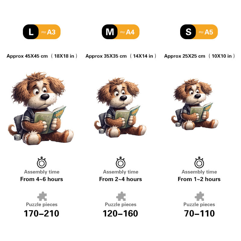 🔥LAST DAY 85% OFF - Dog Reading Book