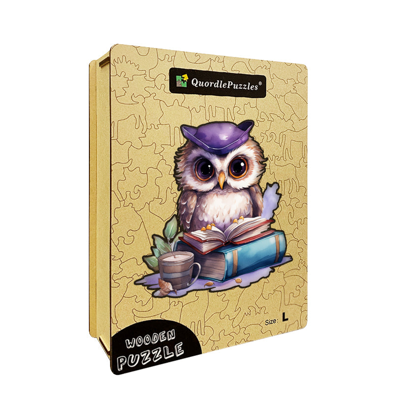 🔥LAST DAY 92% -Owl reading a book publication cartoon animal