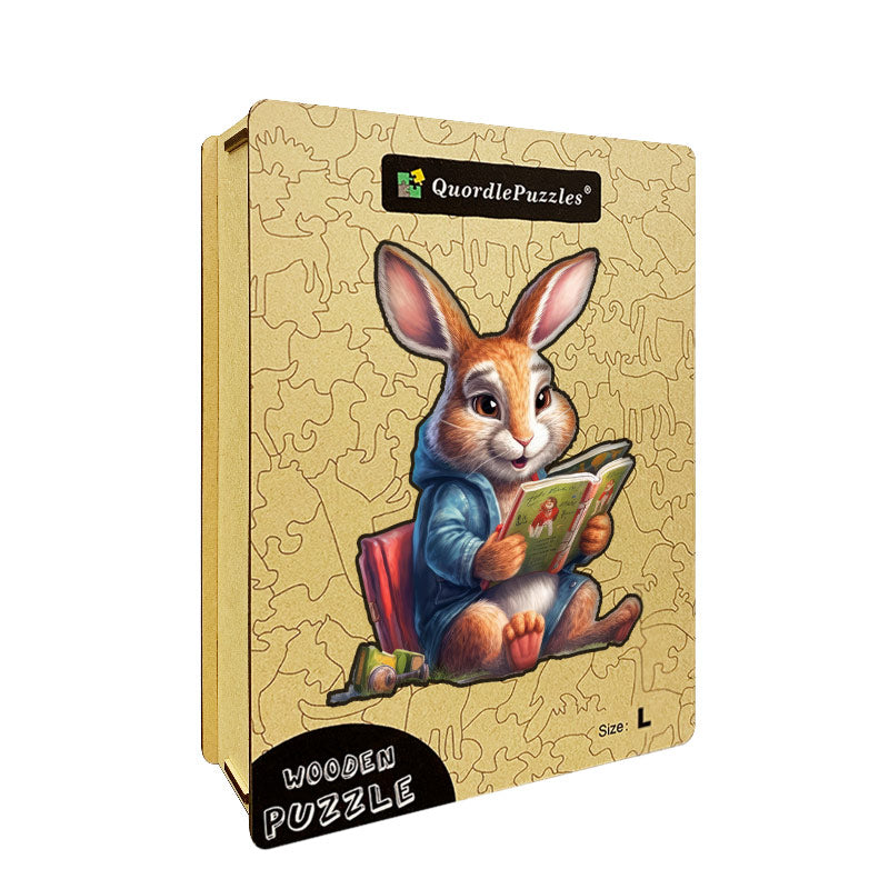 🔥LAST DAY 85% OFF - Cute Rabbit Reading Book