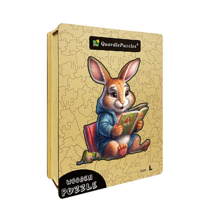 🔥LAST DAY 85% OFF - Cute Rabbit Reading Book