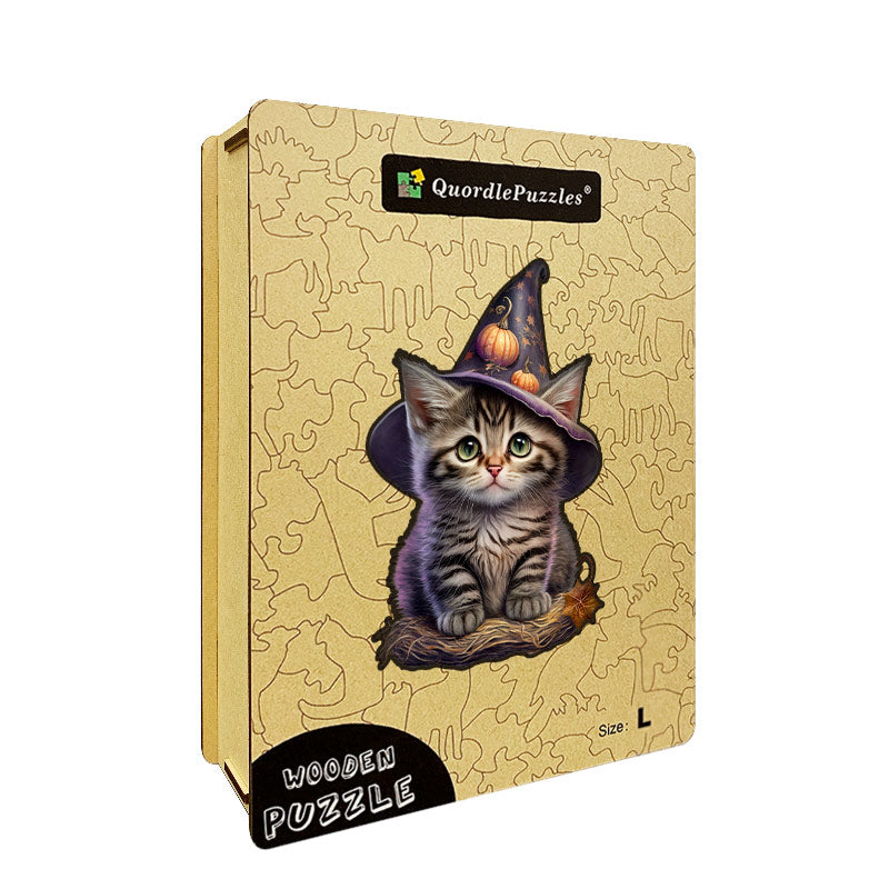 🔥LAST DAY 85% OFF - Cute Kitten and Halloween Pumpkin