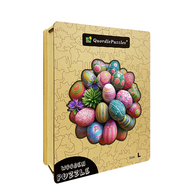 3D Easter Wreath Wooden Jigsaw Puzzle