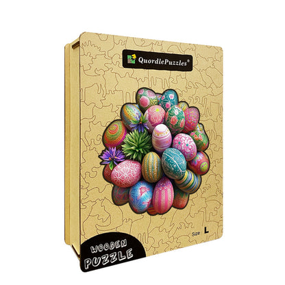 3D Easter Wreath Wooden Jigsaw Puzzle