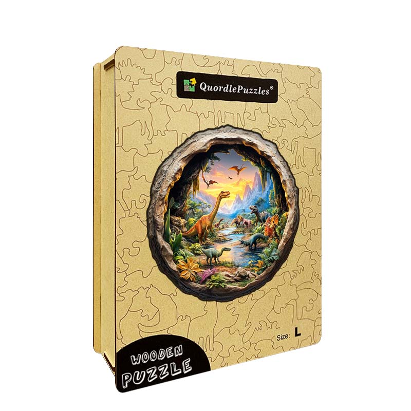 3D Dinosaur World Wooden Jigsaw Puzzle