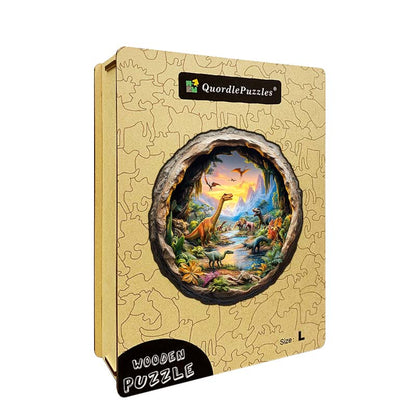 3D Dinosaur World Wooden Jigsaw Puzzle