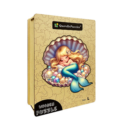 🔥LAST DAY 85% OFF - Mermaid Sleeping in Pearl Shell