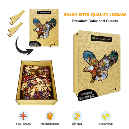 Eagle Eye Wooden Jigsaw Puzzle