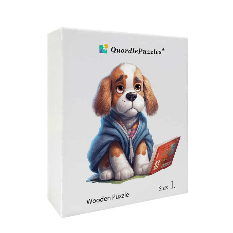 🔥LAST DAY 85% OFF - Cute Puppy Reading a Book