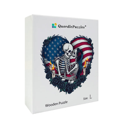 🔥LAST DAY 85% OFF - American Flag Gothic Heart