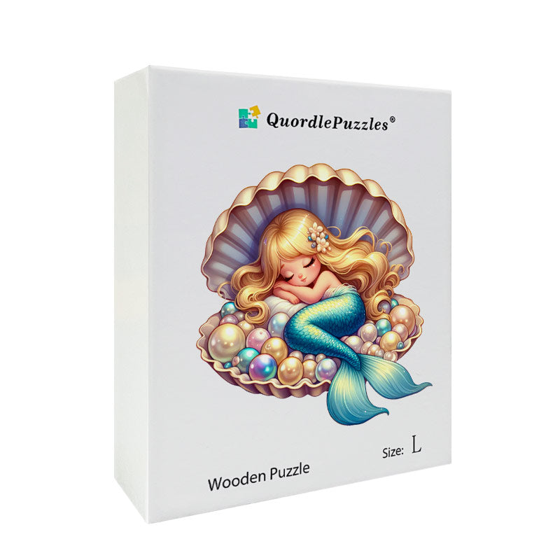 🔥LAST DAY 85% OFF - Mermaid Sleeping in Pearl Shell