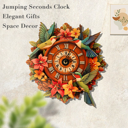 Hummingbird Garden Wooden Clock Puzzle