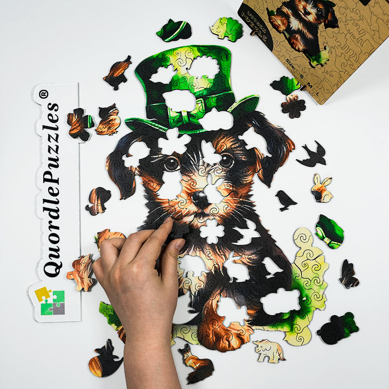 🔥LAST DAY 92% -Watercolor Saint Patrick's day Puppy