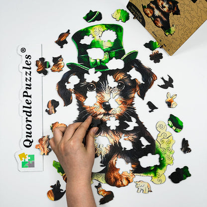 🔥LAST DAY 92% -Watercolor Saint Patrick's day Puppy