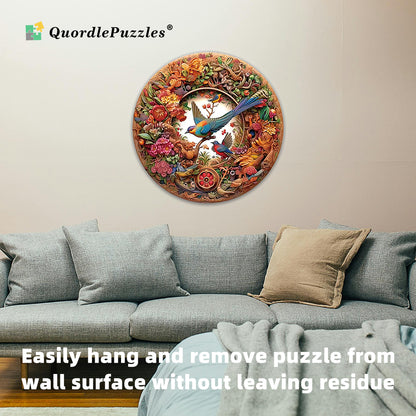 Set for mounting puzzles