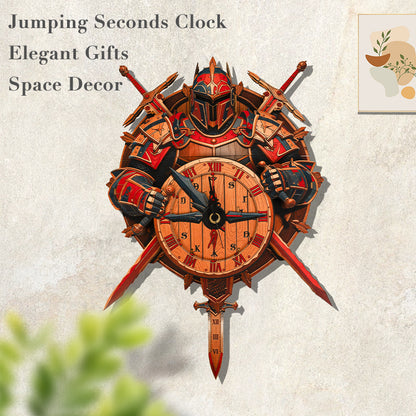 Knight’s Compass Timepiece Wooden Clock Puzzle