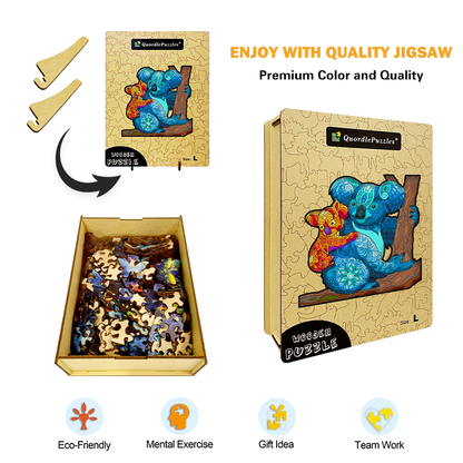 Koala Mother and Child Jigsaw Puzzle