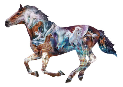 🔥LAST DAY 83% -The Mystery Of The Horse Wooden Jigsaw Puzzle